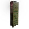 Tibetan-Style Tall Slim Cabinet with 6-Drawers - Thumbnail Image 3