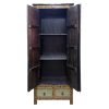 Tibetan-Style Tall Slim Cabinet with 2-Drawers - Thumbnail Image 3