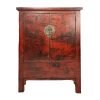 Shanxi Red Cabinet with Painting - Thumbnail Image 1